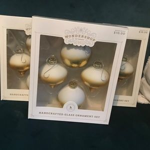 Glass Ornament Sets -Handcrafted